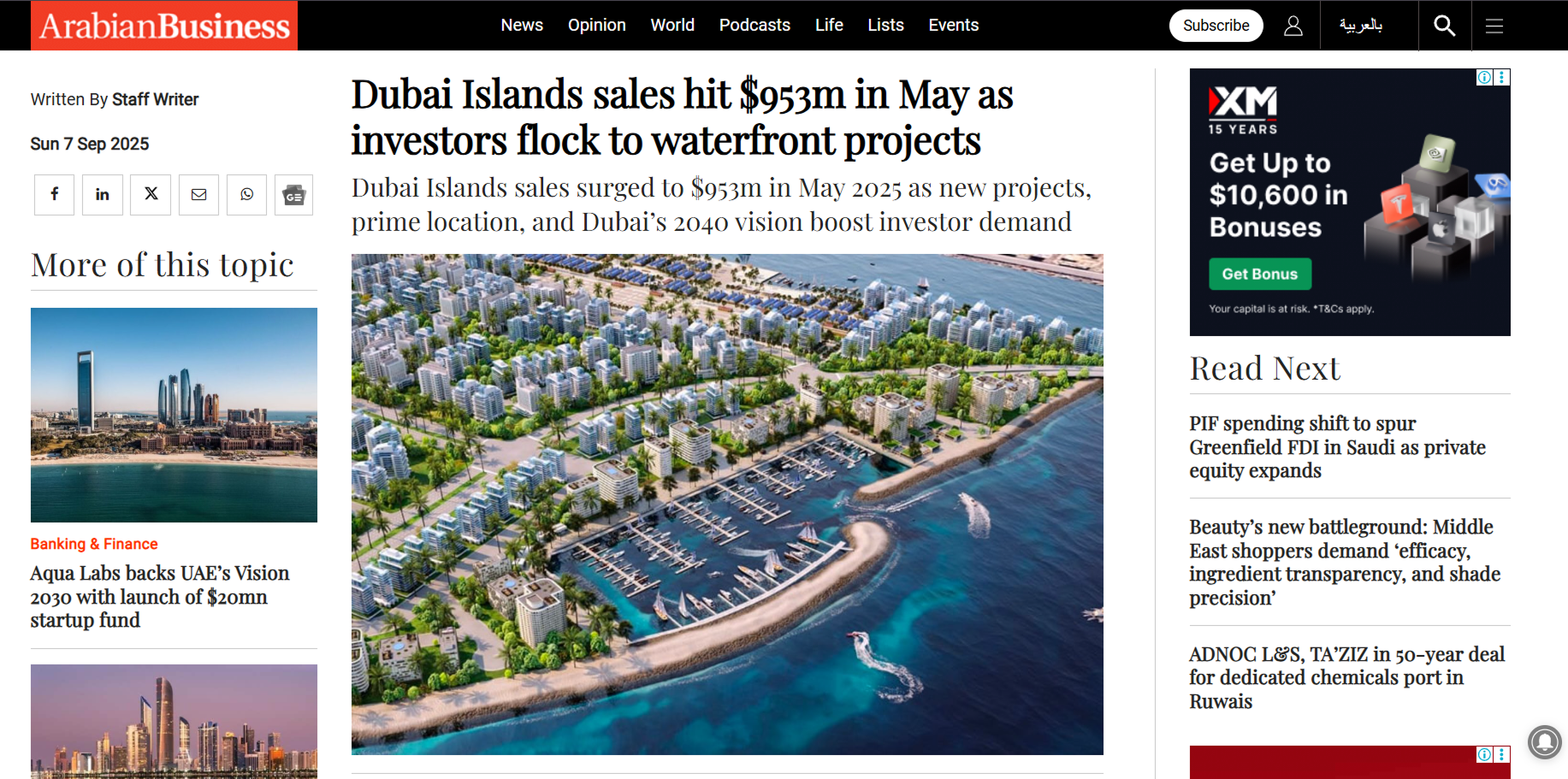 Arabian Business Feature